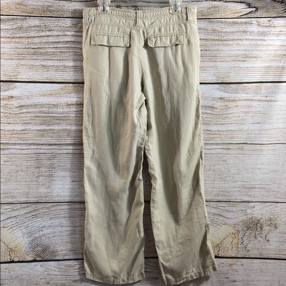 Women’s Apt. 9 100% Linen Pants - Picture 3 of 4